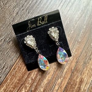 Jim Ball Pageant earrings. Worn during Miss Alabama prelims